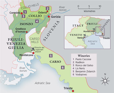 Friuli Map